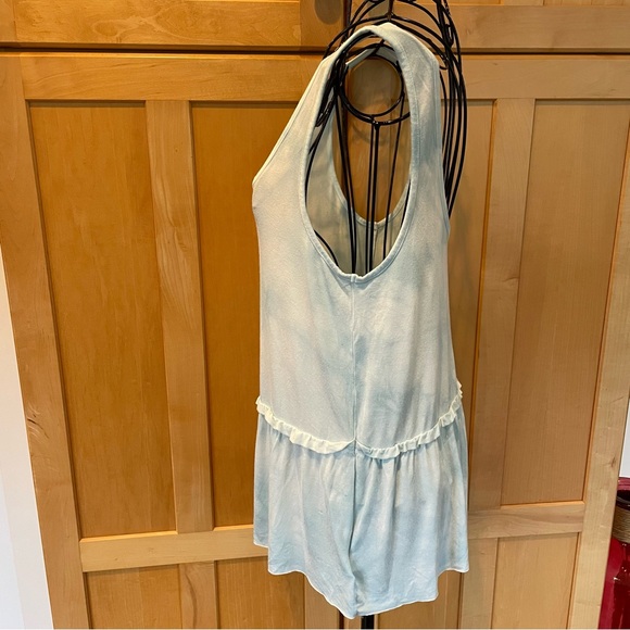 American Eagle Outfitters sky blu & white the dye summer sleeveless Top size S - Picture 5 of 10